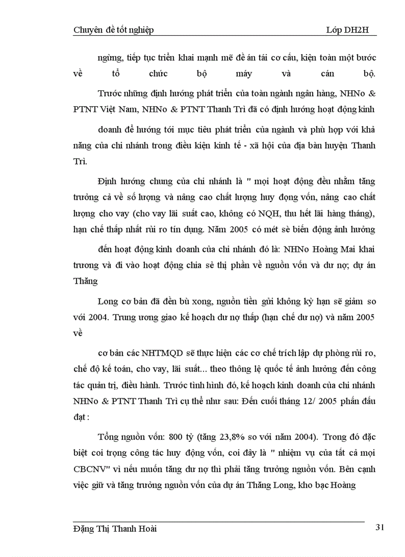 image for page Một số giải pháp nhằm nâng cao hiệu quả cho vay hộ sản xuất tại Ngân hàng nông nghiệp và Phát triển nông thôn huyện Thanh Trì Thanh Trì