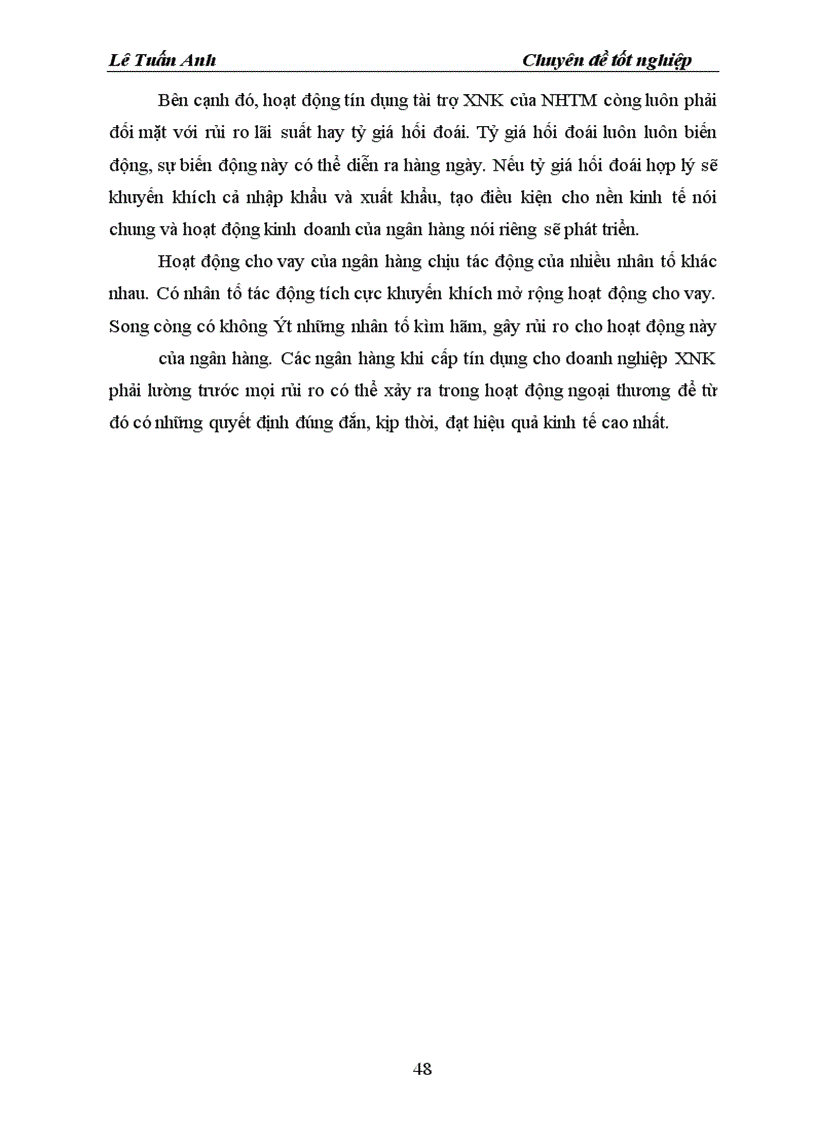 image for page Thực trạng hoạt động tín dụng tài trợ xuất nhập khẩu tại NHNT Hà Nội .