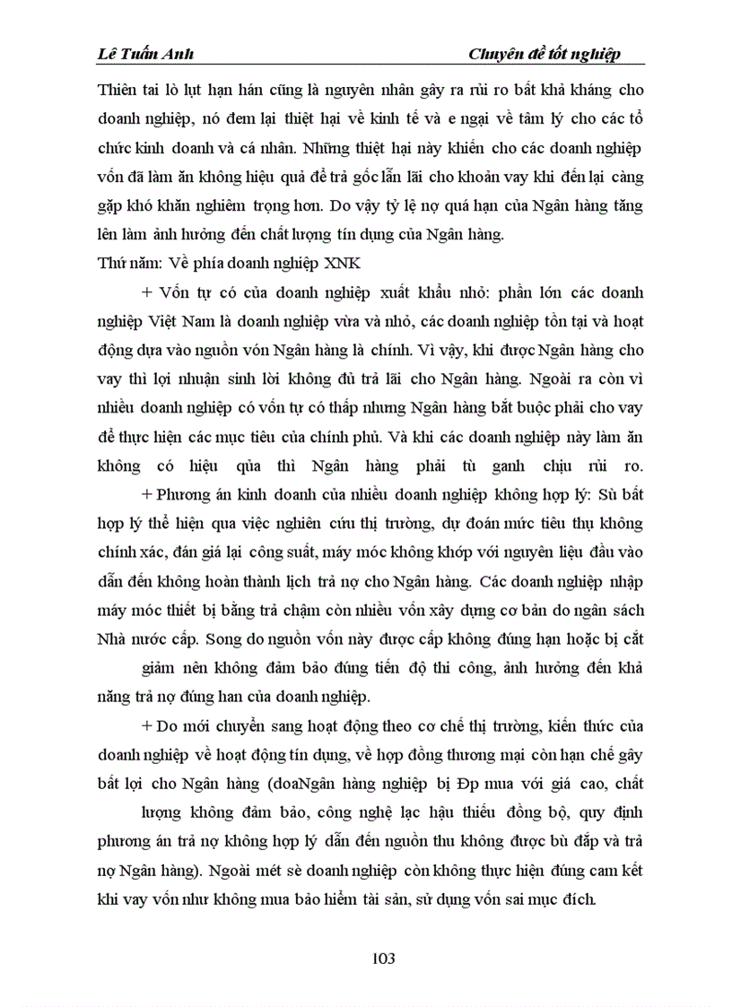 image for page Thực trạng hoạt động tín dụng tài trợ xuất nhập khẩu tại NHNT Hà Nội .