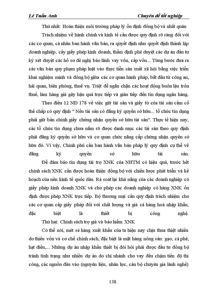 image for page Thực trạng hoạt động tín dụng tài trợ xuất nhập khẩu tại NHNT Hà Nội .