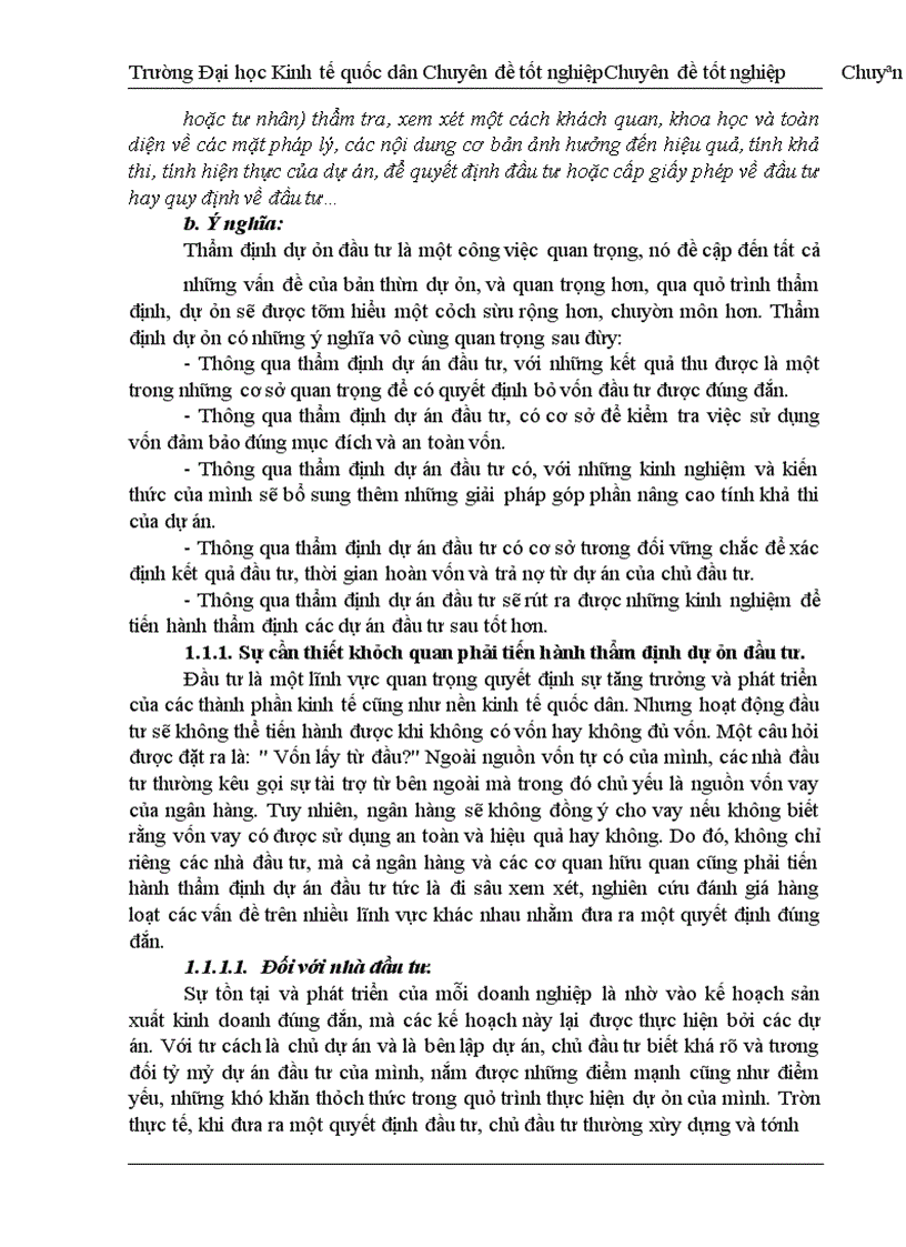 image for page Thực trạng thẩm định tài chính dự án đầu tư tại sở giao dịch ngân hàng