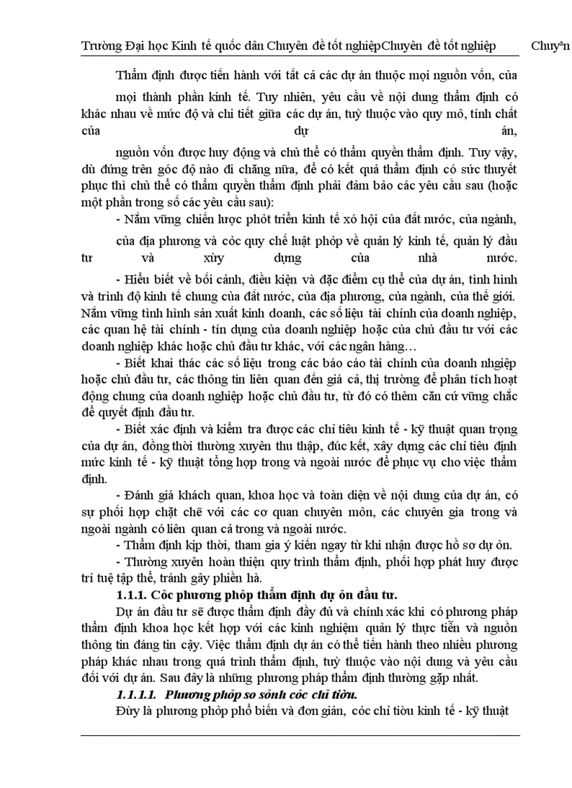 image for page Thực trạng thẩm định tài chính dự án đầu tư tại sở giao dịch ngân hàng