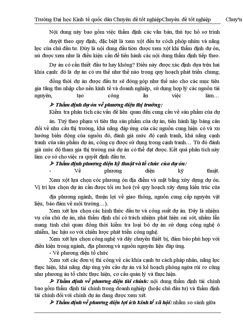 image for page Thực trạng thẩm định tài chính dự án đầu tư tại sở giao dịch ngân hàng