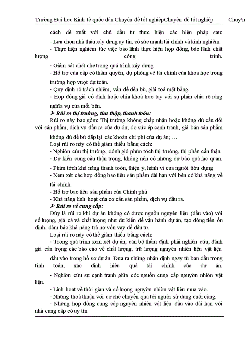 image for page Thực trạng thẩm định tài chính dự án đầu tư tại sở giao dịch ngân hàng
