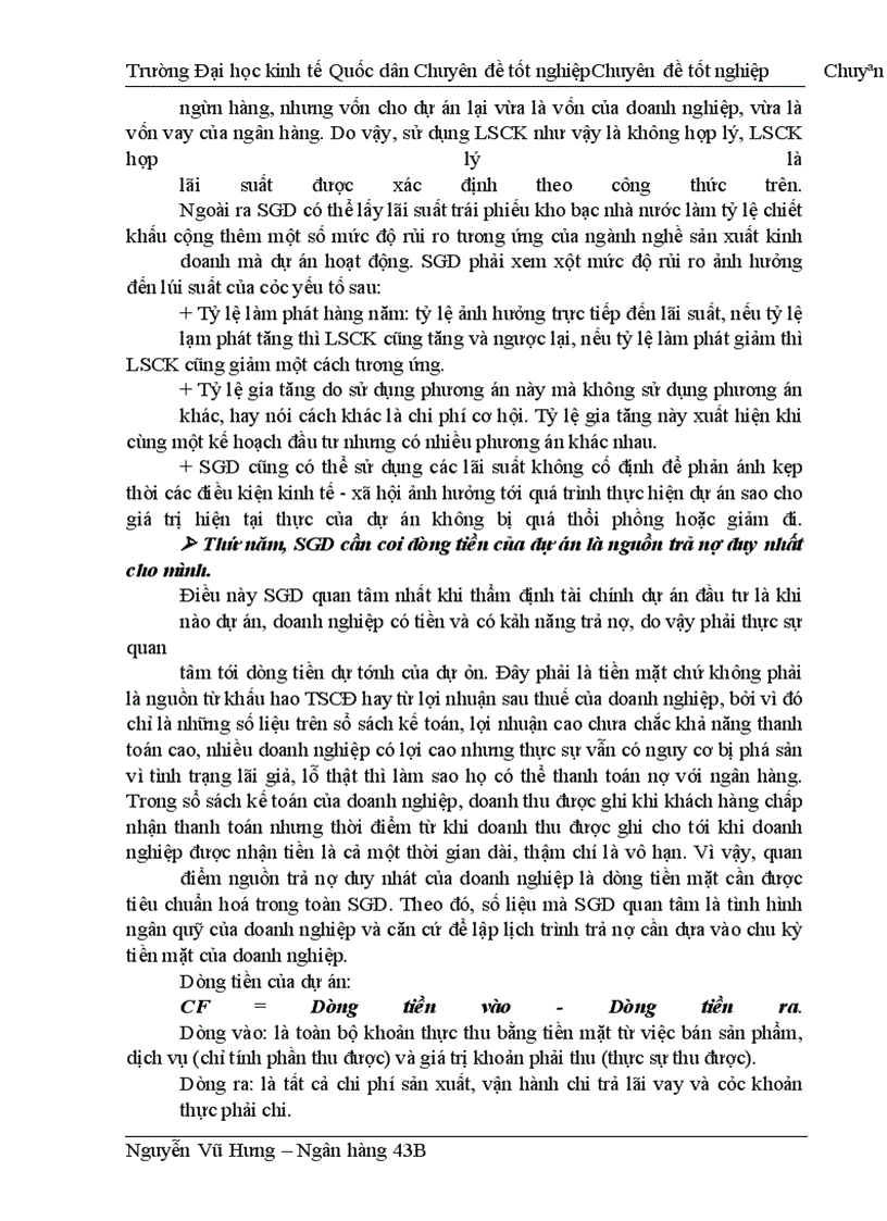 image for page Thực trạng thẩm định tài chính dự án đầu tư tại sở giao dịch ngân hàng