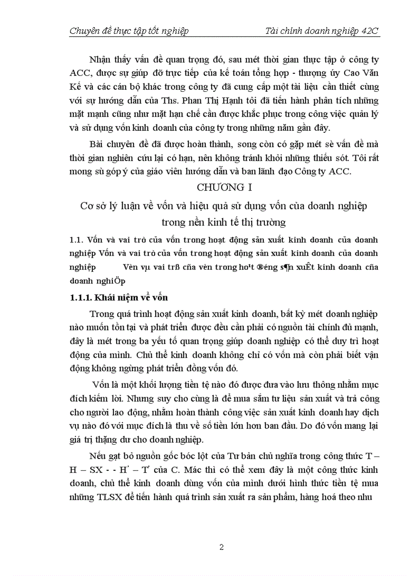 image for page Tài chính doanh nghiệp công ty ACC