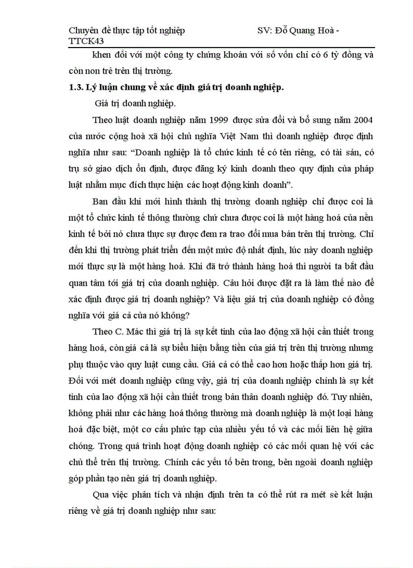 image for page Các phương pháp xác định giá trị doanh nghiệp, những phương pháp đang được áp dụng tại các công ty chứng khoán, ưu nhược điểm của từng phương pháp