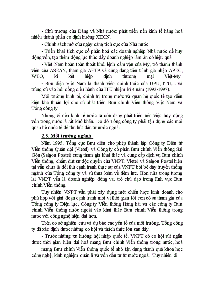 image for page Một số giải pháp hoàn thiện công tác quản lý chiến lược của Tổng công ty Bưu chính viễn thông Việt Nam