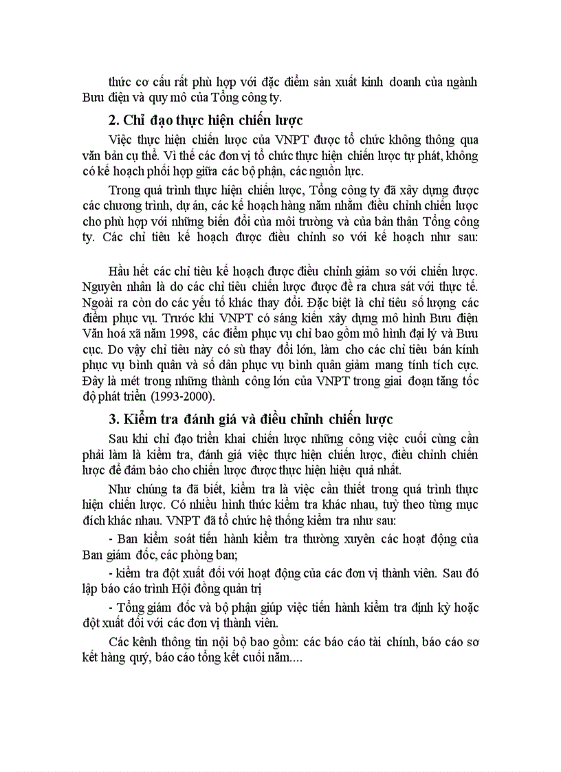 image for page Một số giải pháp hoàn thiện công tác quản lý chiến lược của Tổng công ty Bưu chính viễn thông Việt Nam