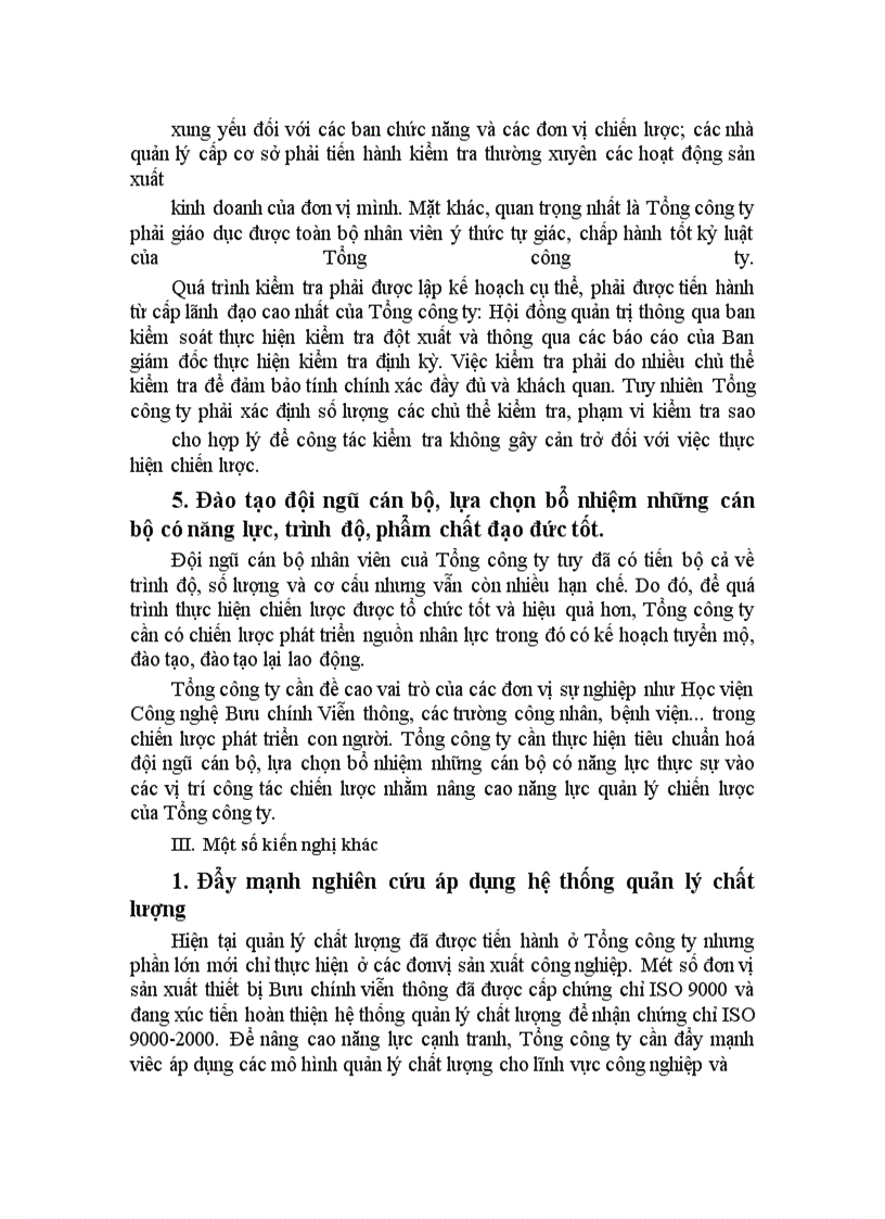 image for page Một số giải pháp hoàn thiện công tác quản lý chiến lược của Tổng công ty Bưu chính viễn thông Việt Nam