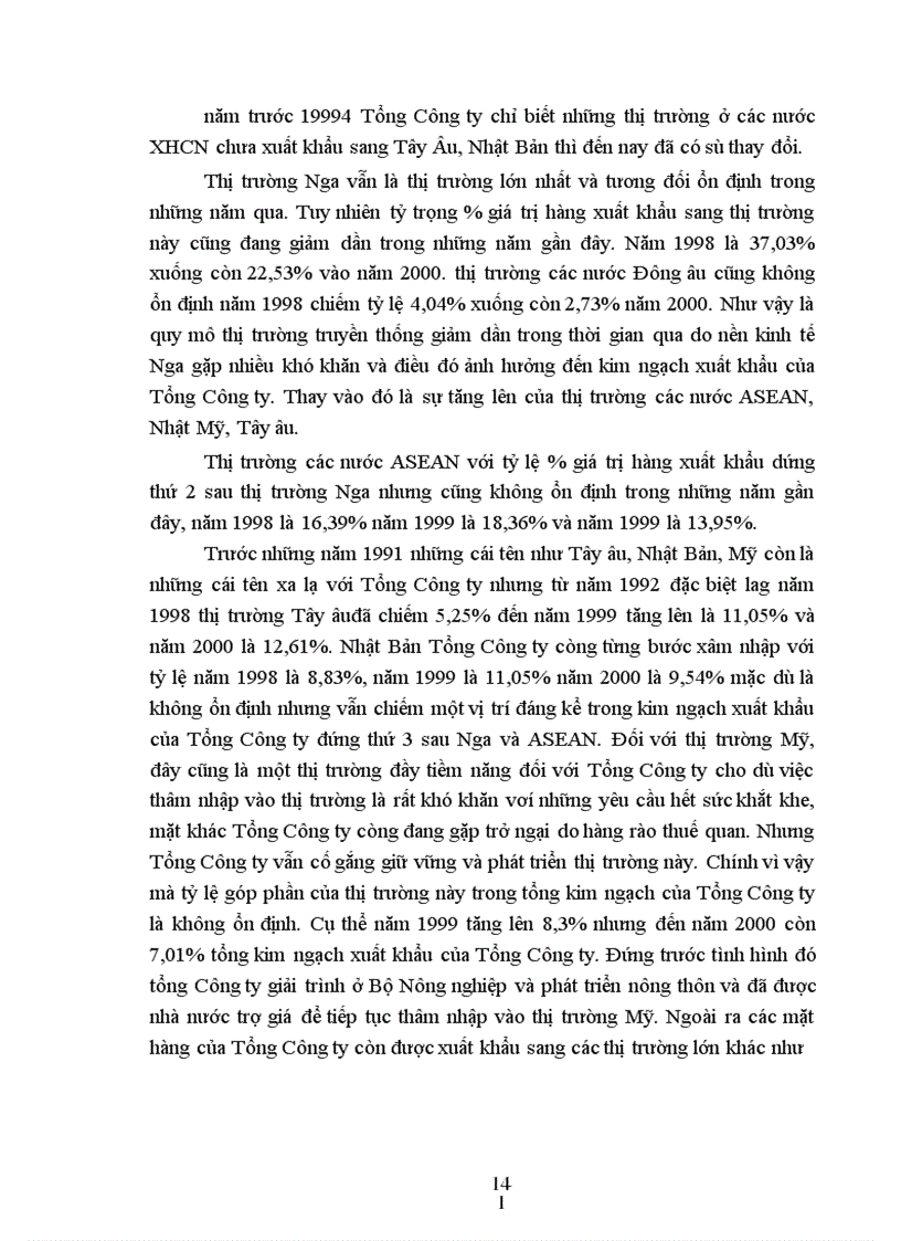 image for page Một số giải pháp nhằn mở rộng thị trường xuất khẩu và thúc đẩy hoạt động xuất khẩu của Tổng công ty Rau quả Việt Na