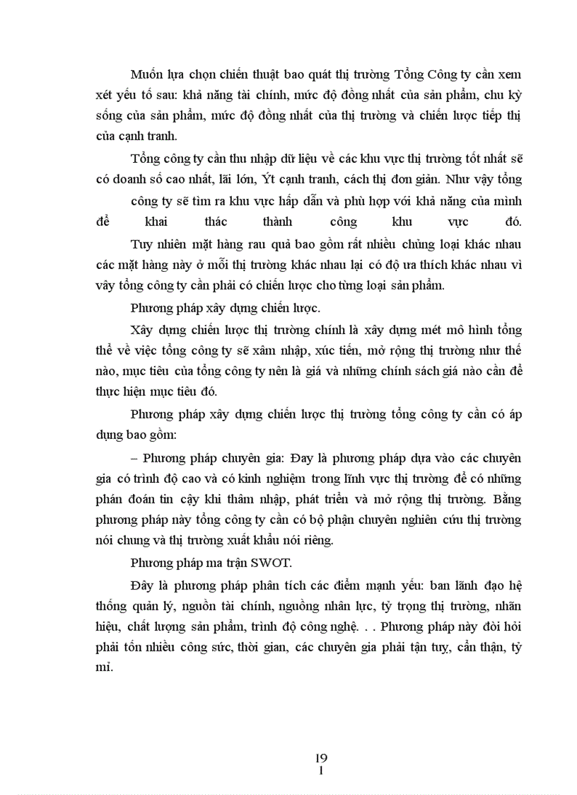 image for page Một số giải pháp nhằn mở rộng thị trường xuất khẩu và thúc đẩy hoạt động xuất khẩu của Tổng công ty Rau quả Việt Na