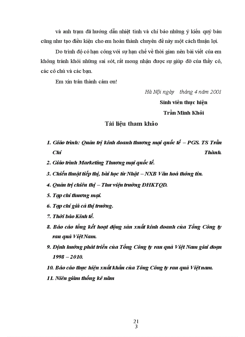 image for page Một số giải pháp nhằn mở rộng thị trường xuất khẩu và thúc đẩy hoạt động xuất khẩu của Tổng công ty Rau quả Việt Na
