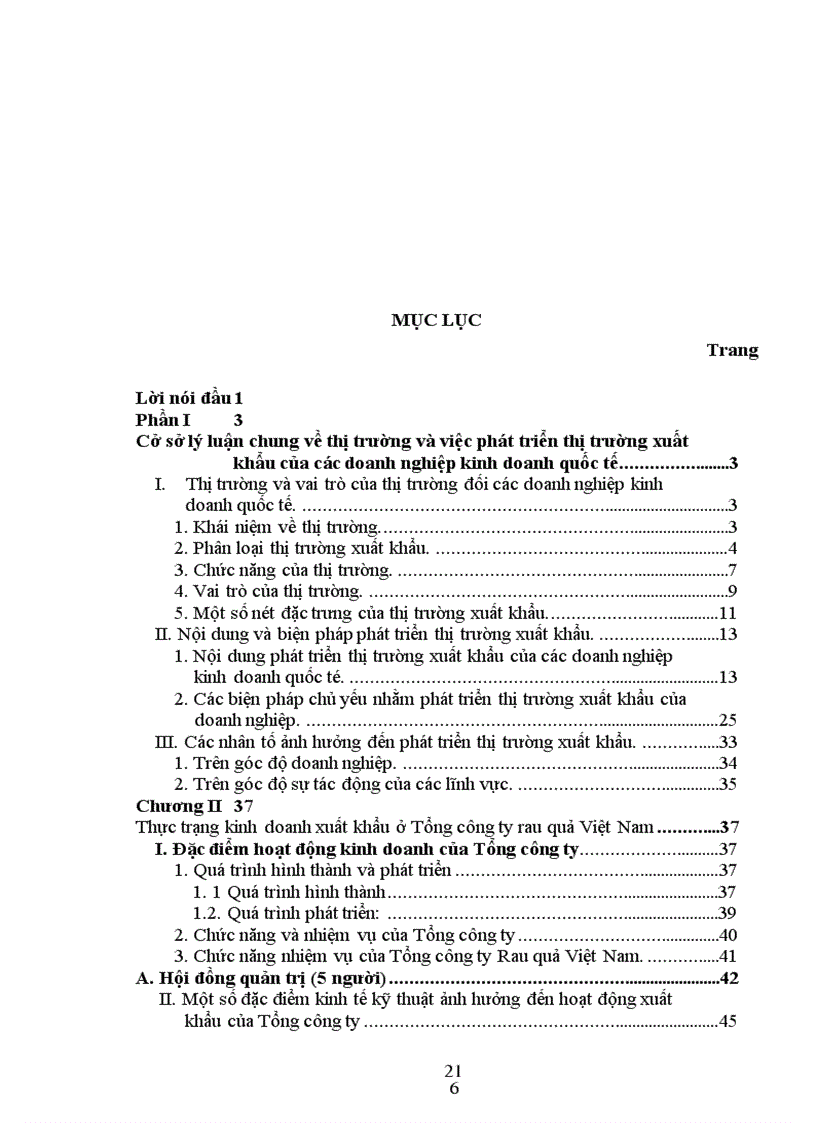 image for page Một số giải pháp nhằn mở rộng thị trường xuất khẩu và thúc đẩy hoạt động xuất khẩu của Tổng công ty Rau quả Việt Na