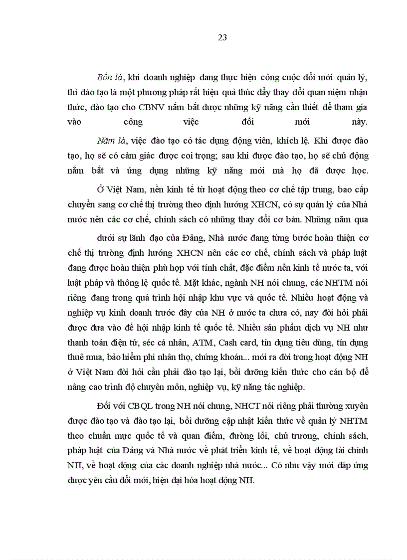 image for page Đào tạo và đào tạo lại đội ngũ cán bộ quản lý kinh tế tại Trung tâm Đào tạo Ngân hàng Công thương Việt Nam
