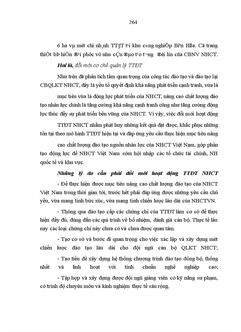 image for page Đào tạo và đào tạo lại đội ngũ cán bộ quản lý kinh tế tại Trung tâm Đào tạo Ngân hàng Công thương Việt Nam