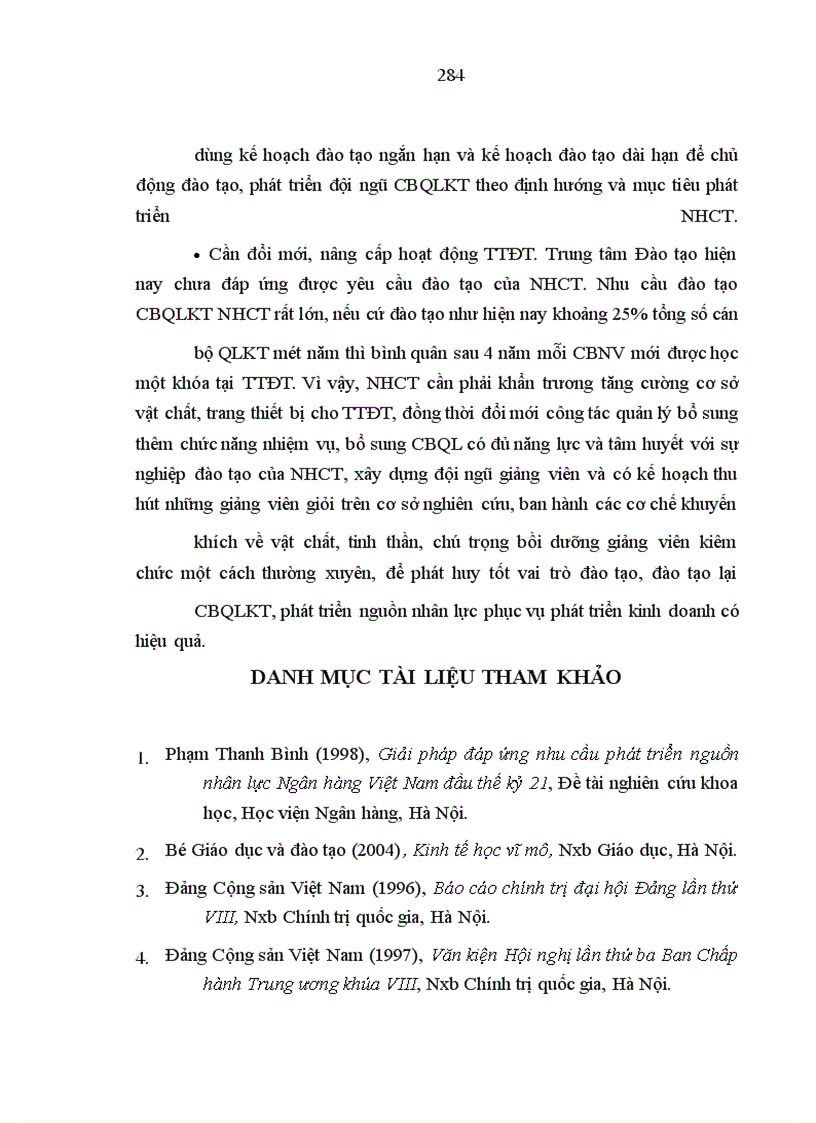 image for page Đào tạo và đào tạo lại đội ngũ cán bộ quản lý kinh tế tại Trung tâm Đào tạo Ngân hàng Công thương Việt Nam