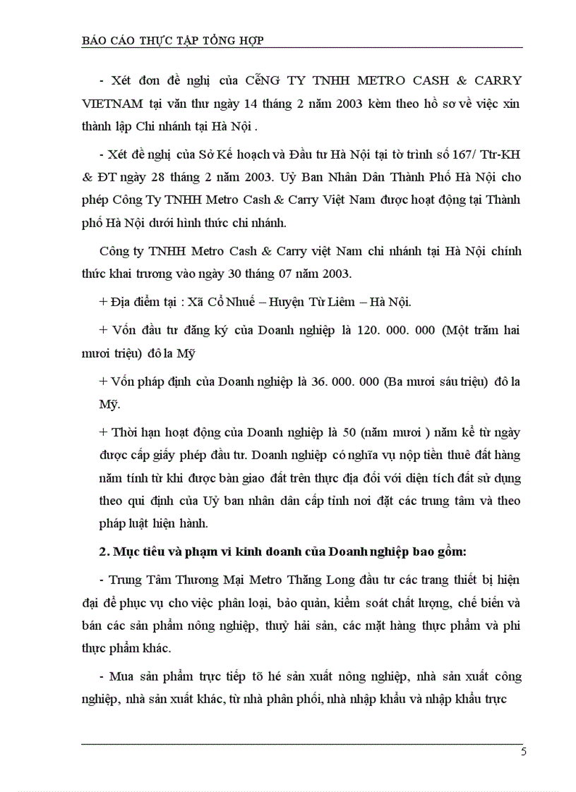 image for page Công tác hạch toán kế toán tại công ty Metro Cash & Carry việt nam