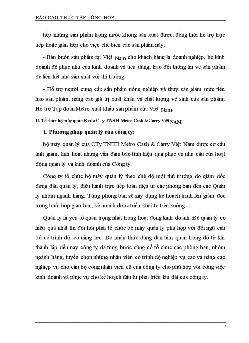 image for page Công tác hạch toán kế toán tại công ty Metro Cash & Carry việt nam