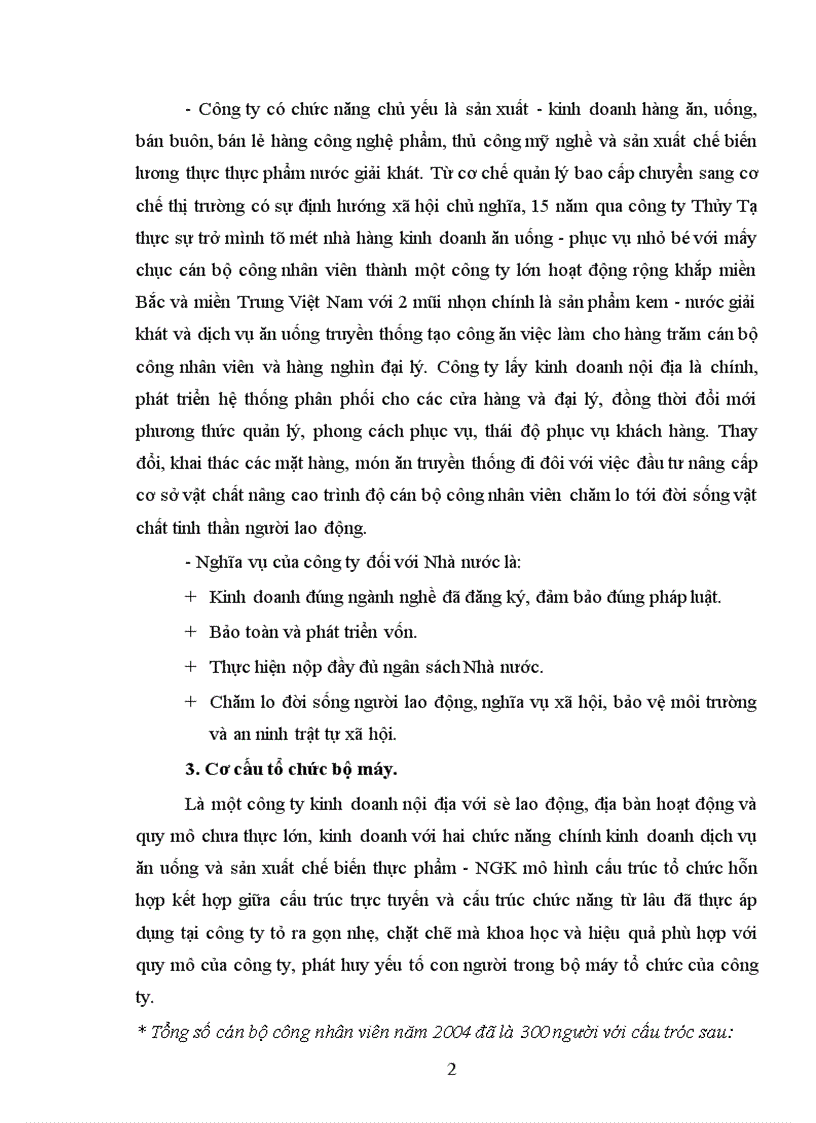 image for page Hoạt động kinh doanh công ty Thủy Tạ