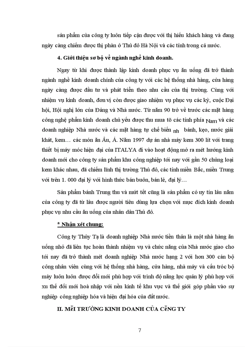 image for page Hoạt động kinh doanh công ty Thủy Tạ