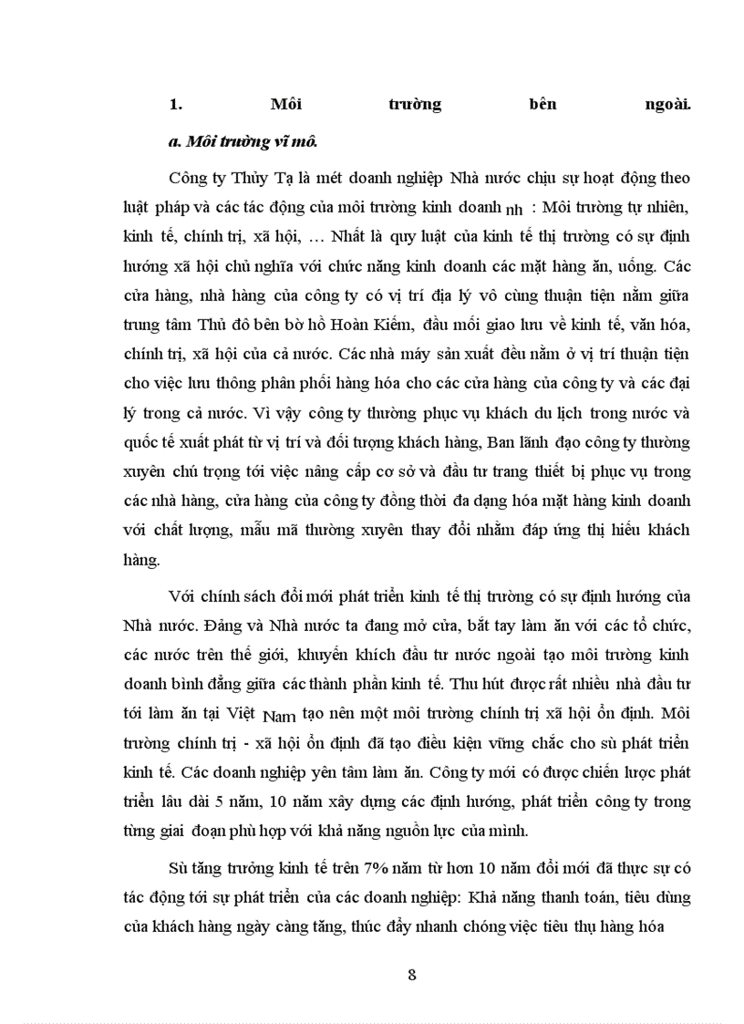 image for page Hoạt động kinh doanh công ty Thủy Tạ
