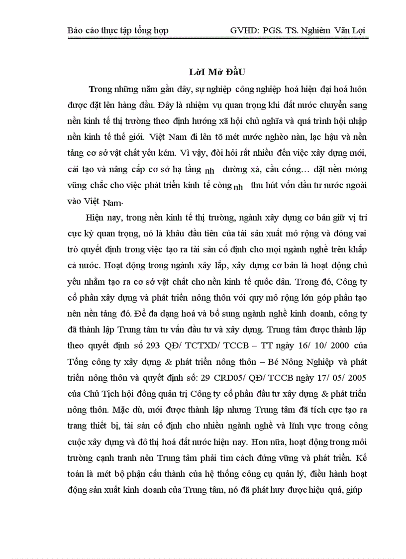 image for page Kế toán của Trung tâm tư vấn đầu tư và xây dựng