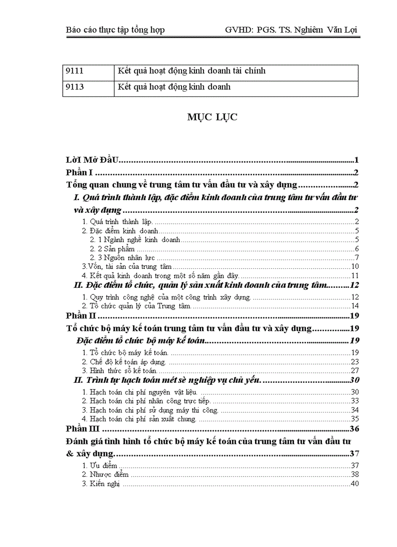 image for page Kế toán của Trung tâm tư vấn đầu tư và xây dựng