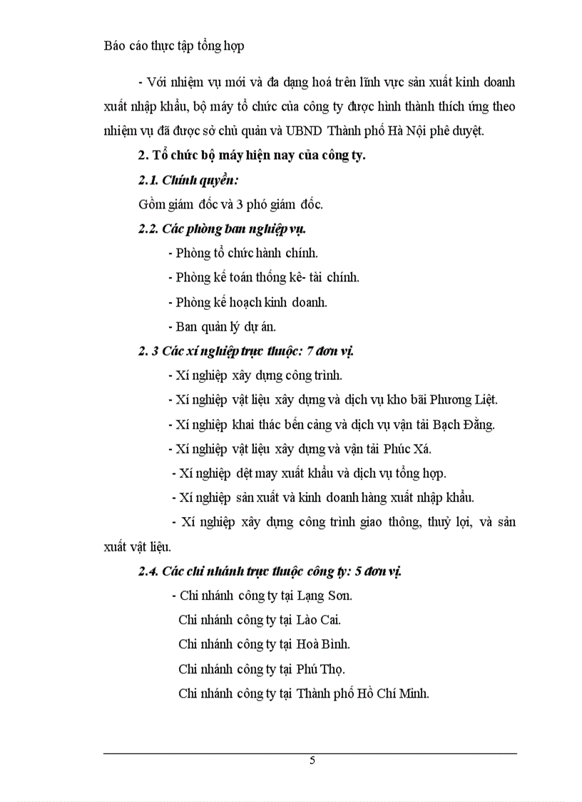 image for page Thực trạng hoạt động sản xuất kinh doanh nói chung và hoạt động đầu tư