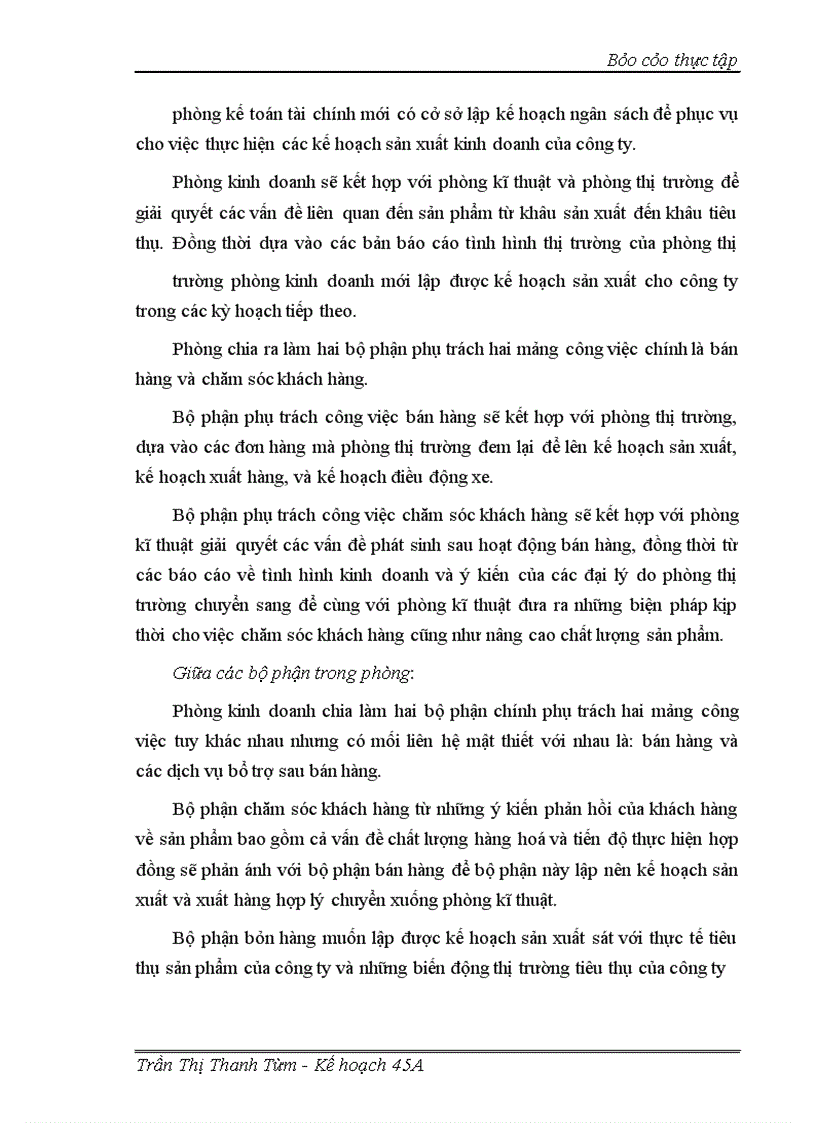 image for page Hoạt động của phòng kinh doanh