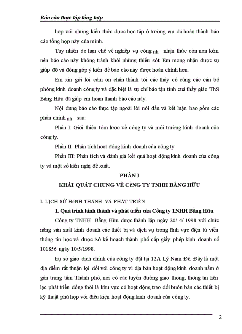 image for page Hoạt động kinh doanh của công ty.