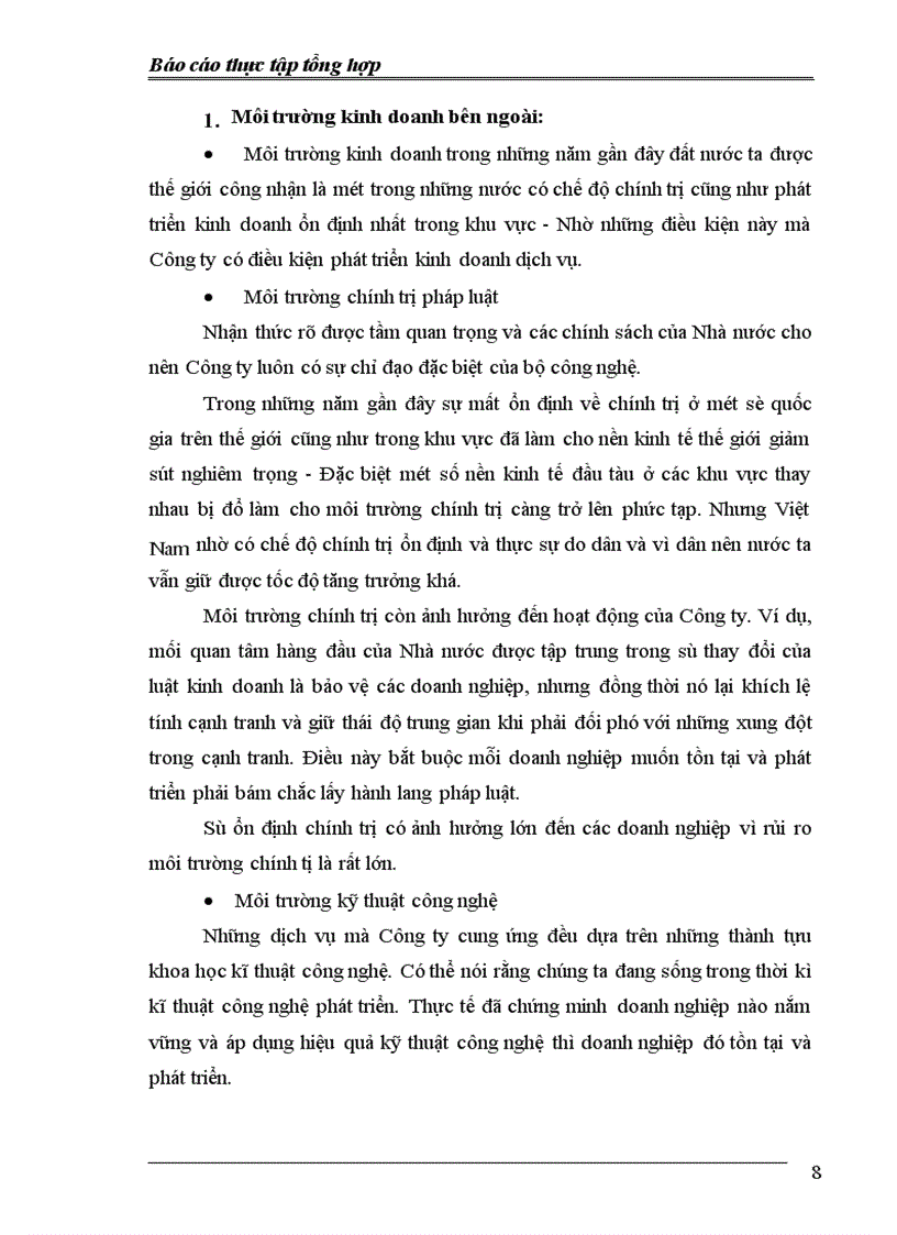 image for page Hoạt động kinh doanh của công ty.