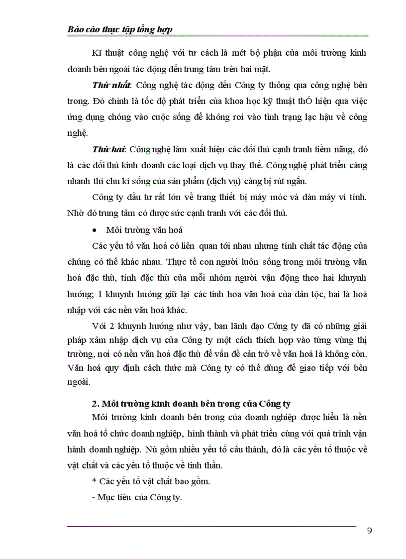 image for page Hoạt động kinh doanh của công ty.