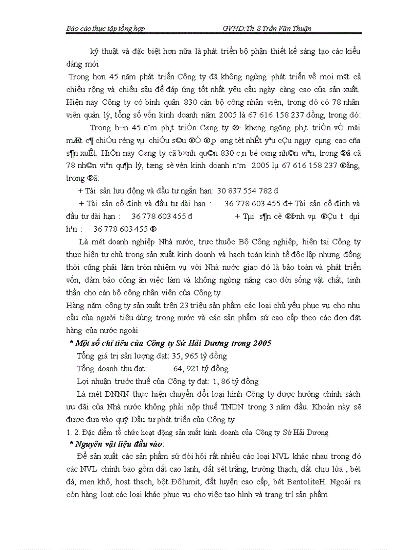 image for page Tổ chức hạch toán kế toán của Công ty cổ phần Sứ Hải Dương