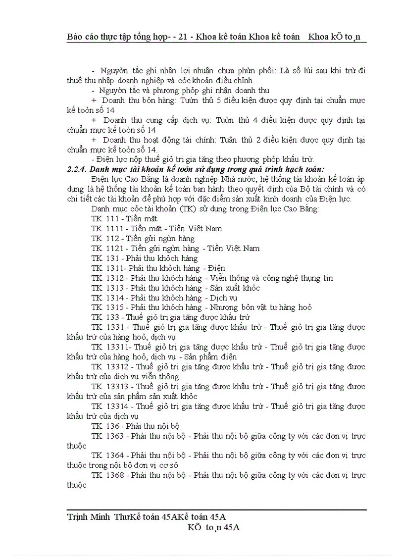 image for page Công tác kế toán của Điện lực Cao Bằng.