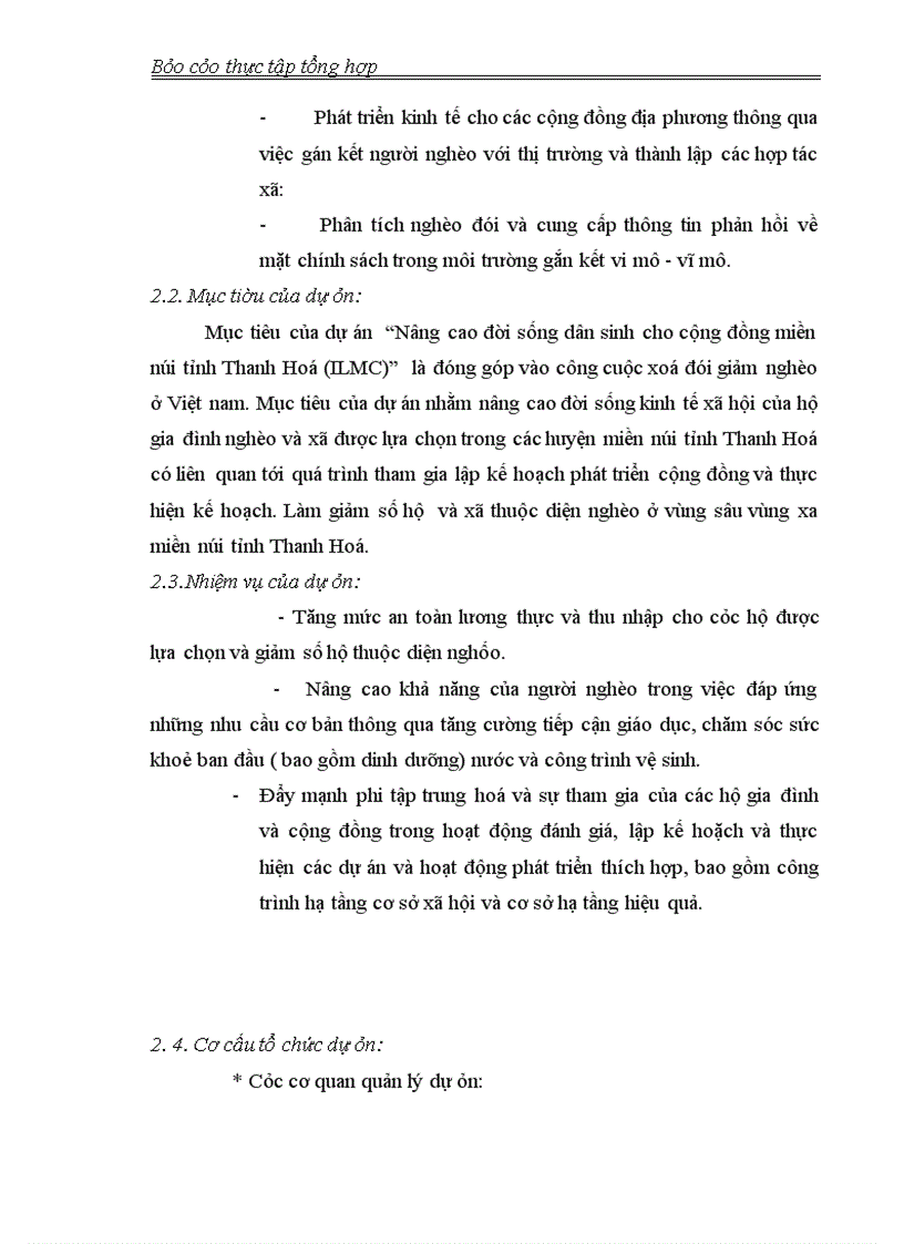 image for page Hoạt động của Dự án ILMC