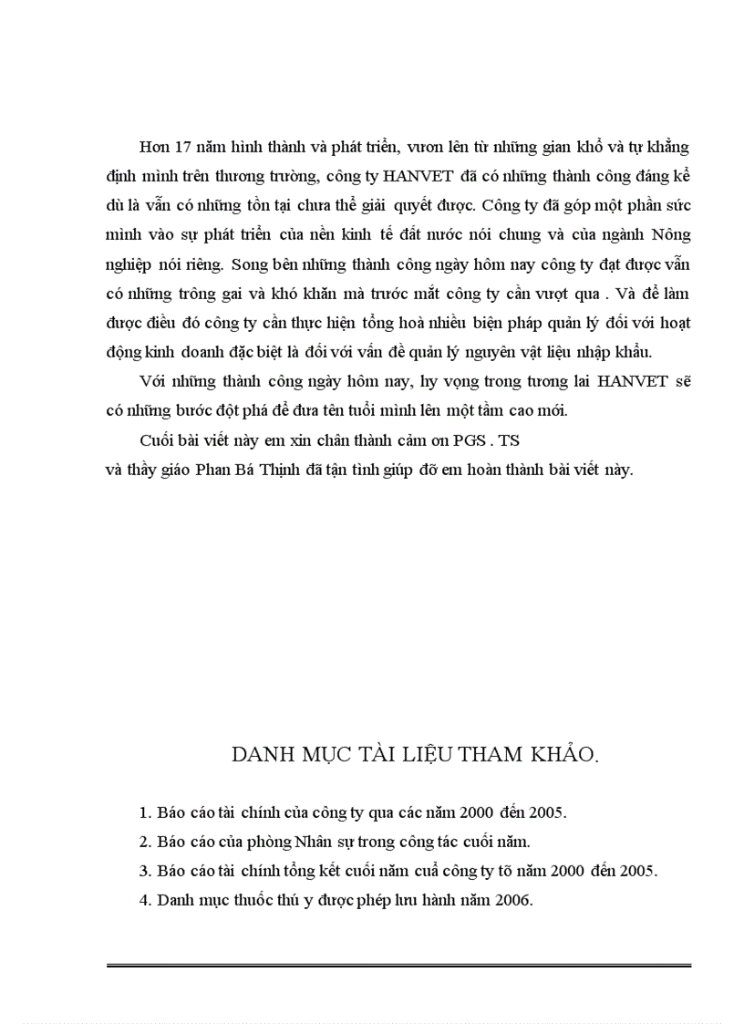 image for page Hoạt động của công ty Cổ phần Dược và Vật tư thú y (HANVET).