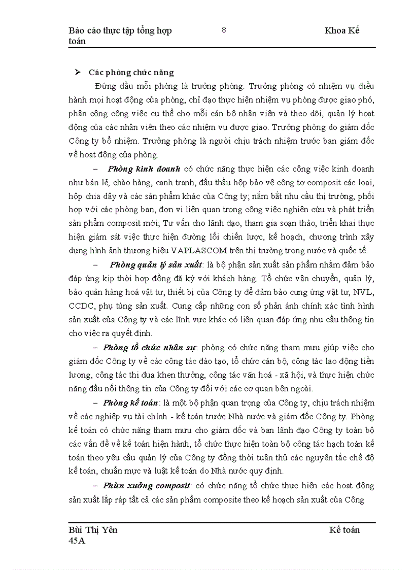 image for page Đặc điểm kế toán công ty tnhh nhựa và composit việt á