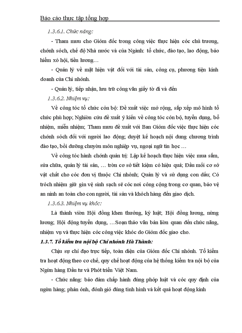 image for page Giải pháp nhằm phát triển tốt hơn hoạt động của BIDV Hà Thành