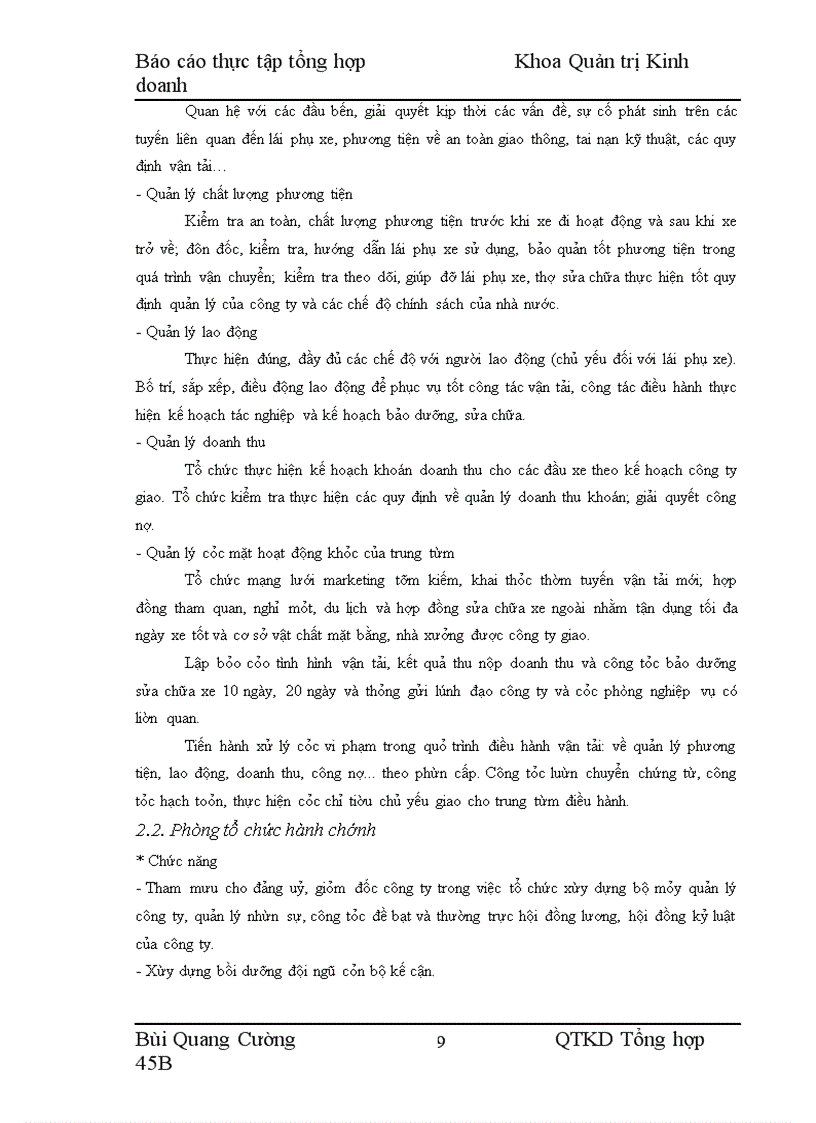 image for page Hoạt động kinh doanh của Công ty cổ phần vận tải hành khách số 14