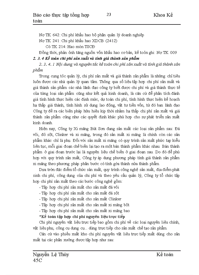 image for page Tổ chức hạch toán kế toán của Công ty Xi măng Bút Sơn