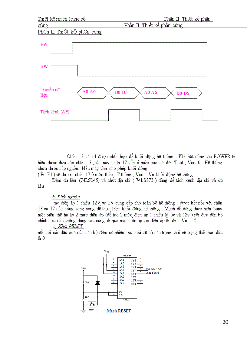 image for page Thiết kế mạch logic số phần Thiết kế phần cứng