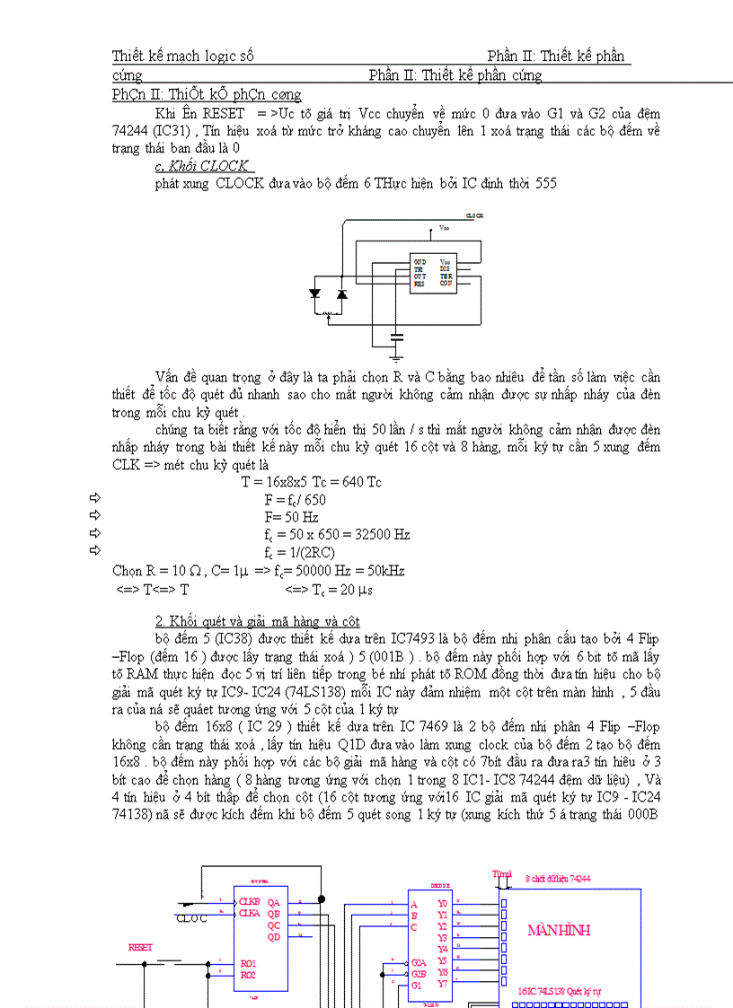 image for page Thiết kế mạch logic số phần Thiết kế phần cứng