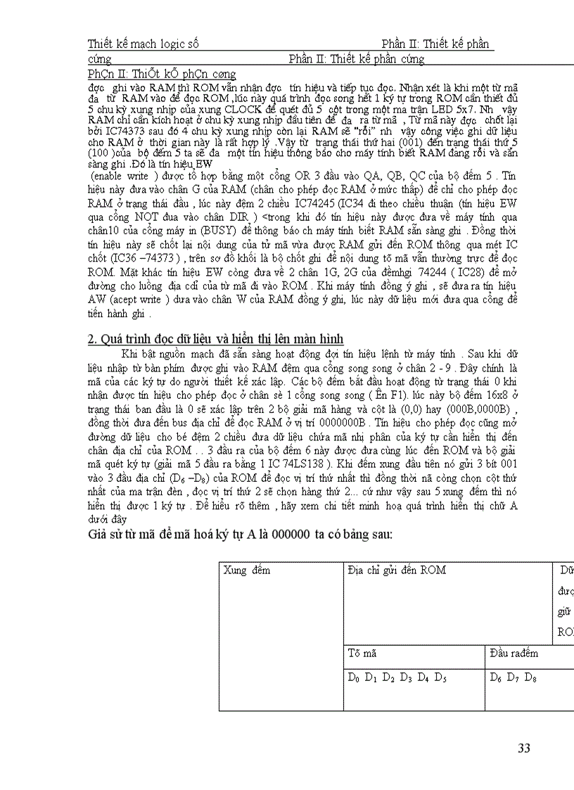 image for page Thiết kế mạch logic số phần Thiết kế phần cứng