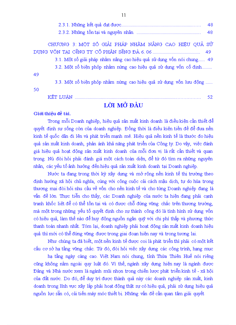 image for page Một số giải pháp nhằm nâng cao hiệu quả sử dụng vốn tại công ty cổ phần sông đà