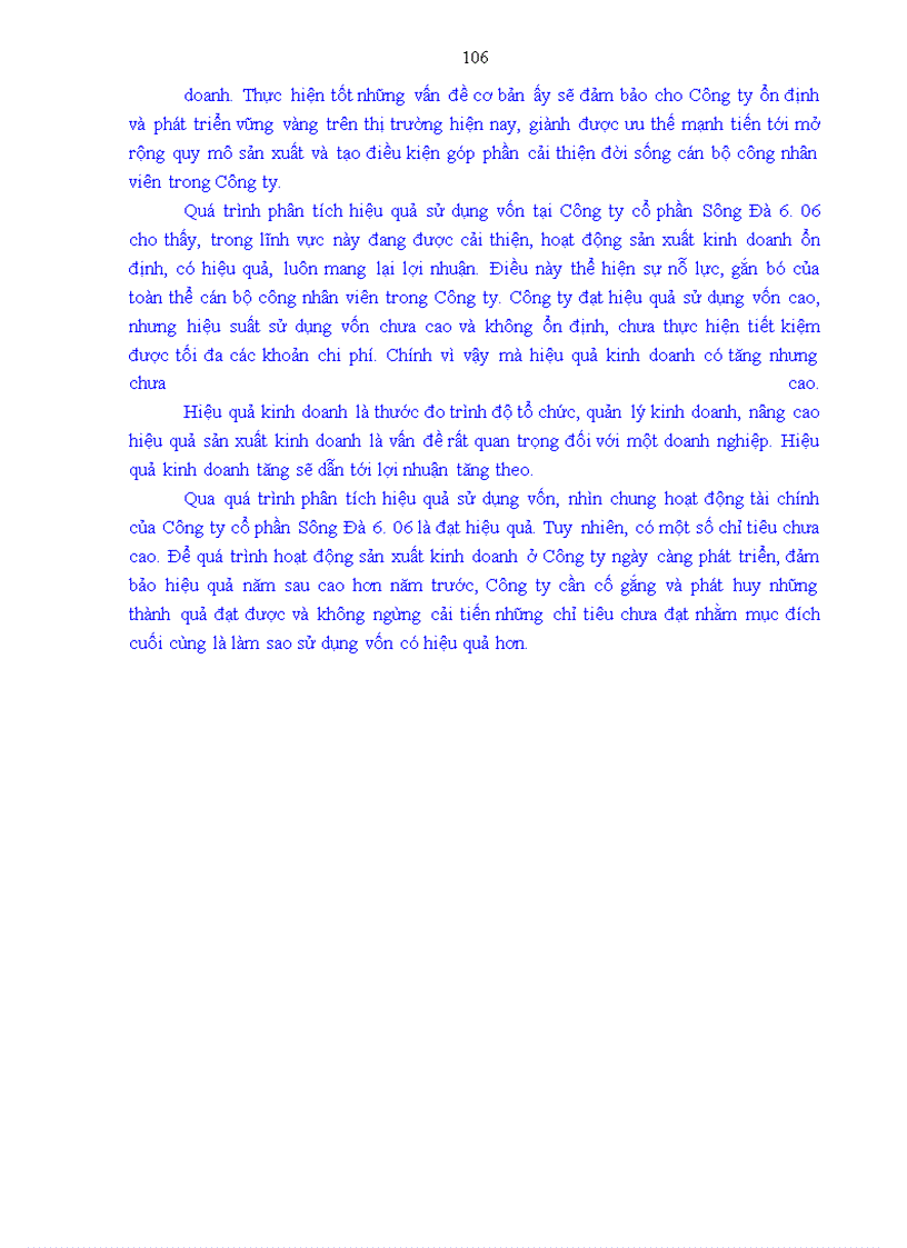 image for page Một số giải pháp nhằm nâng cao hiệu quả sử dụng vốn tại công ty cổ phần sông đà