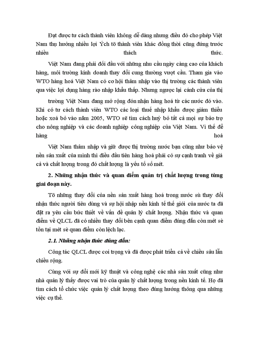 image for page Thực trạng và một số giải pháp nhằm áp dụng một cách hợp lý và hiệu quả hệ thống quản trị chất lượng trong các DNCN Việt Nam