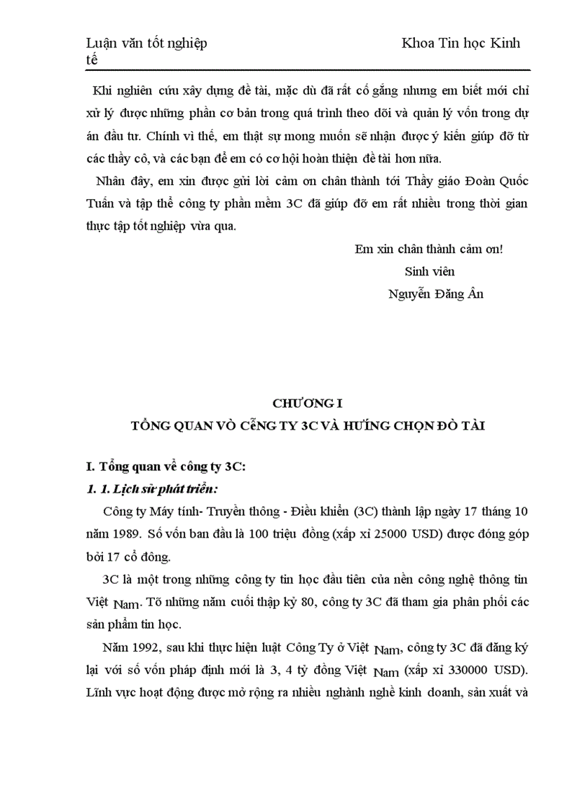 image for page Nghiên cứu xây dựng phần mềm quản lý vốn trong dự án đầu tư