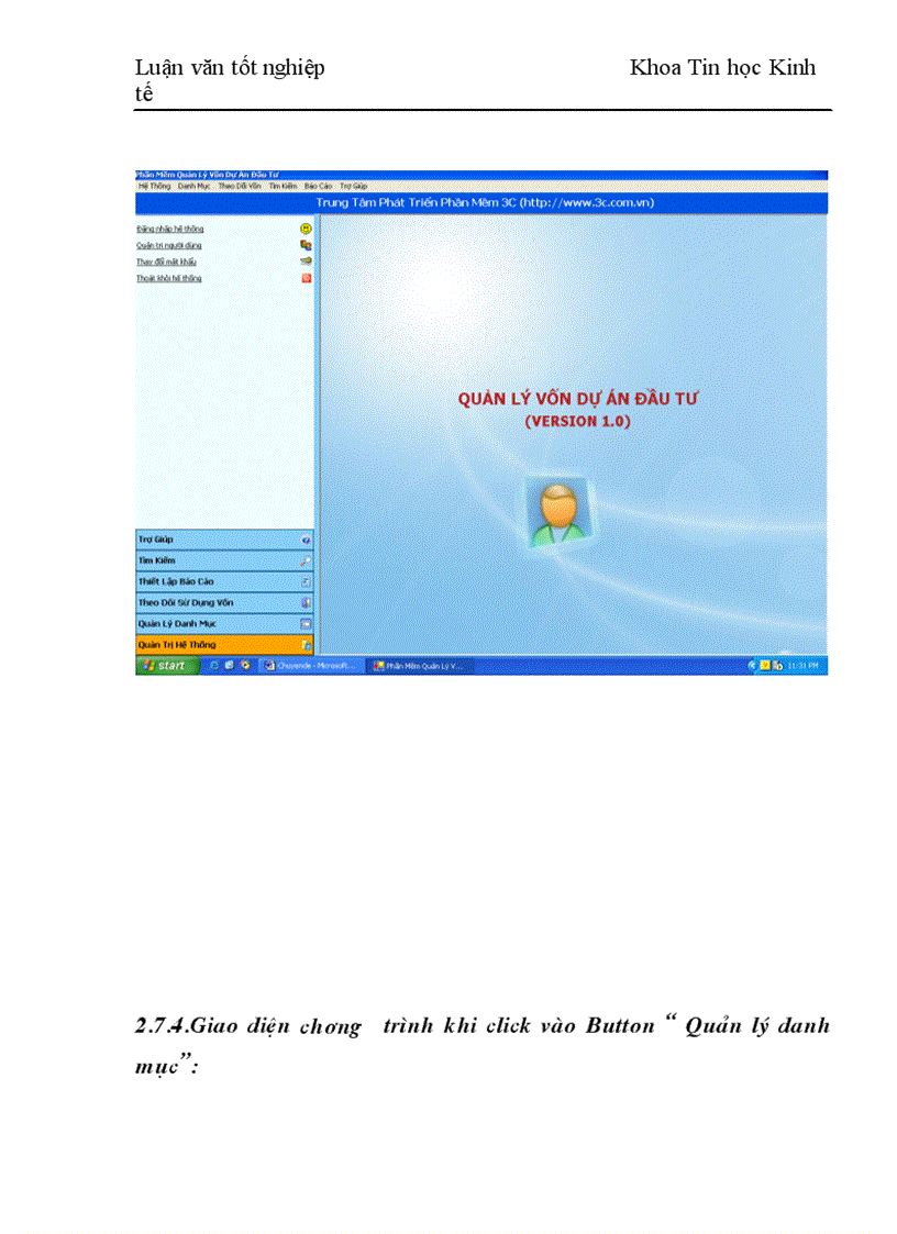 image for page Nghiên cứu xây dựng phần mềm quản lý vốn trong dự án đầu tư