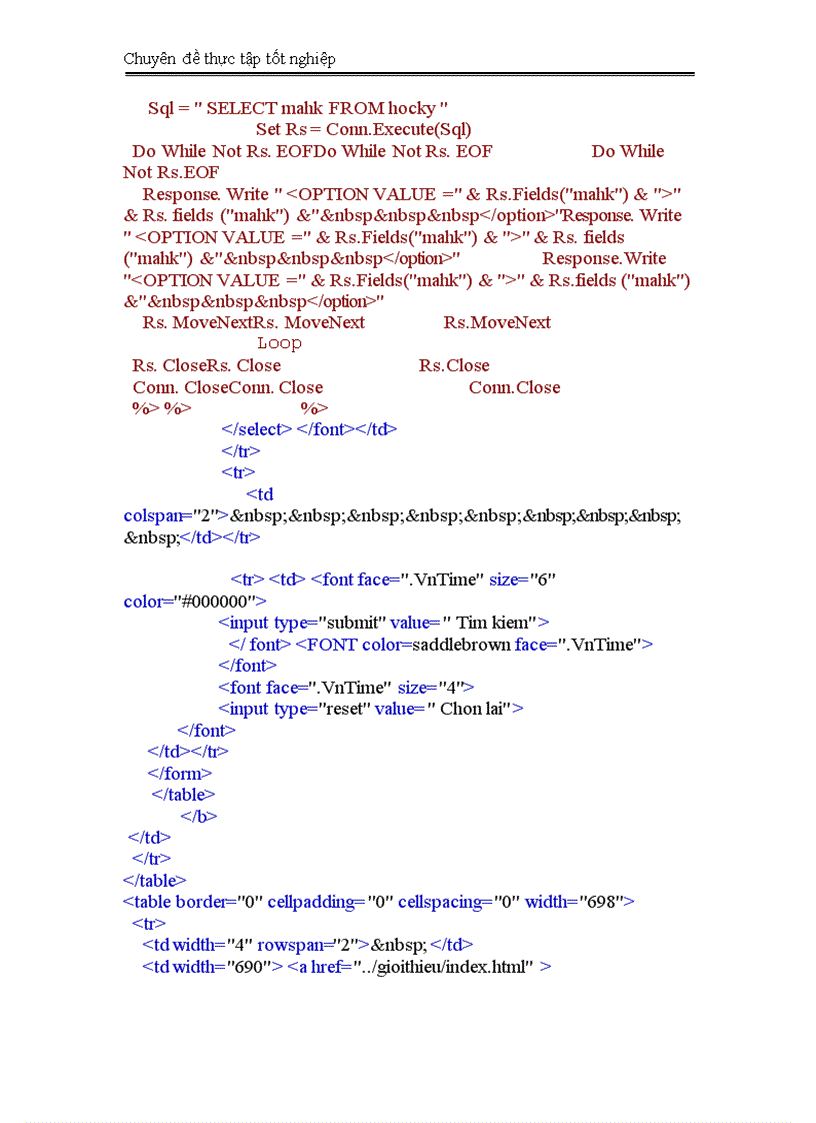 image for page Thiết kế trang Web tra cứu kết quả học tập của sinh viên